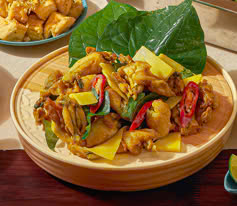 ẾCH MĂNG "LÁ LỐT"